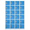 Adiroffice 12 in W, 12 in D, 72 in H, Steel ADI629-206-BLU-4PK - alternate 1
